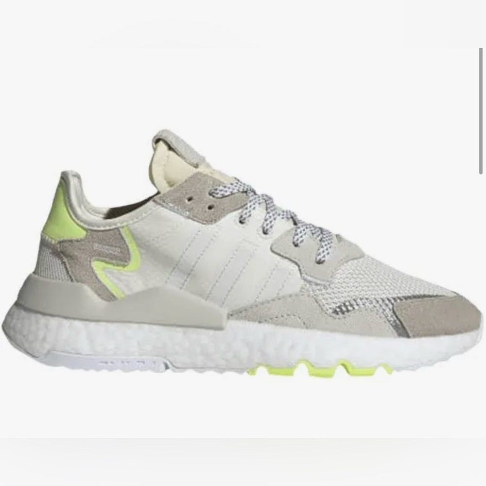 adidas NITE JOGGER OFF WHITE HI RES YELLOW